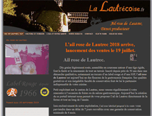 Tablet Screenshot of lalautrecoise.fr